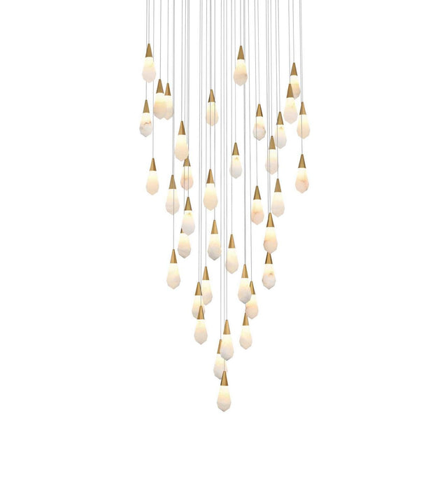 Elegant Lighting - 1013G48SG-22ST - LED Chandelier - Amora - Satin Gold