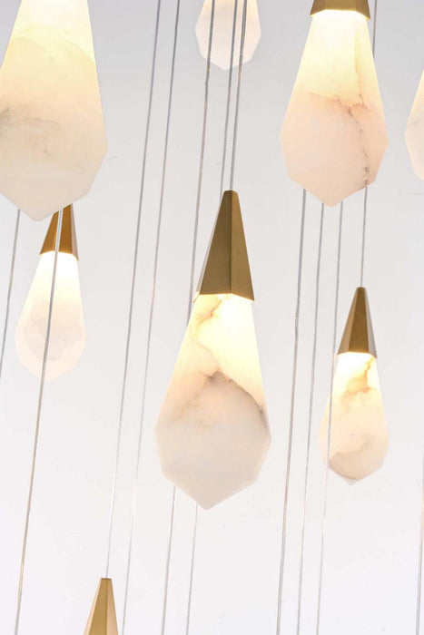 Elegant Lighting - 1013G48SG-22ST - LED Chandelier - Amora - Satin Gold