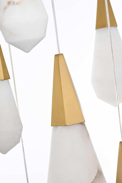 Elegant Lighting - 1013G48SG-22ST - LED Chandelier - Amora - Satin Gold