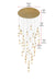 Elegant Lighting - 1013G48SG-22ST - LED Chandelier - Amora - Satin Gold