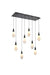 Elegant Lighting - 1013D36BK-22ST - LED Pendant - Amora - Black