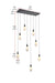 Elegant Lighting - 1013D36BK-22ST - LED Pendant - Amora - Black