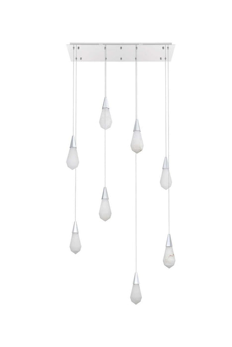 Elegant Lighting - 1013D36C-22ST - LED Pendant - Amora - Chrome