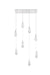 Elegant Lighting - 1013D36C-22ST - LED Pendant - Amora - Chrome