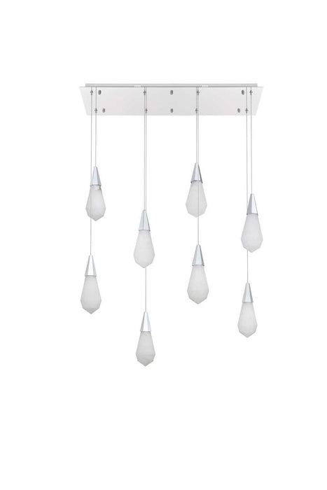 Elegant Lighting - 1013D36C-22ST - LED Pendant - Amora - Chrome