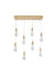 Elegant Lighting - 1013D36SG-22ST - LED Pendant - Amora - Satin Gold