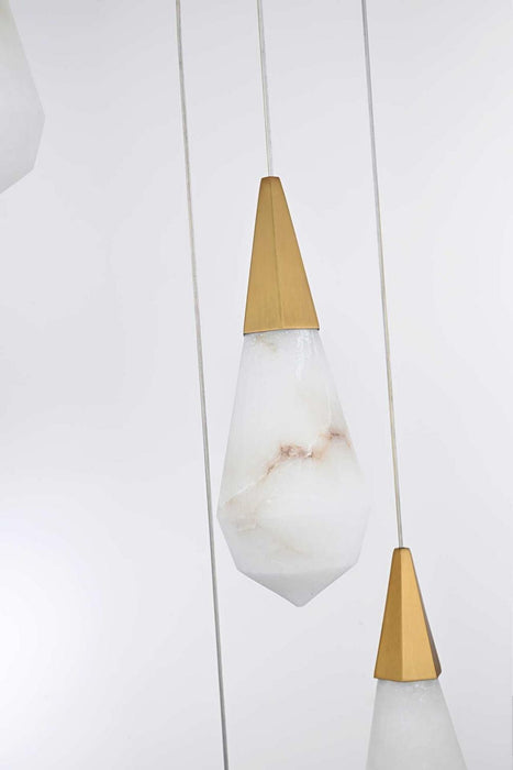 Elegant Lighting - 1013D36SG-22ST - LED Pendant - Amora - Satin Gold