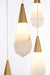 Elegant Lighting - 1013D36SG-22ST - LED Pendant - Amora - Satin Gold