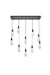 Elegant Lighting - 1013D42BK-22ST - LED Pendant - Amora - Black
