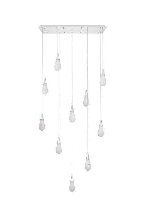 Elegant Lighting - 1013D42C-22ST - LED Pendant - Amora - Chrome