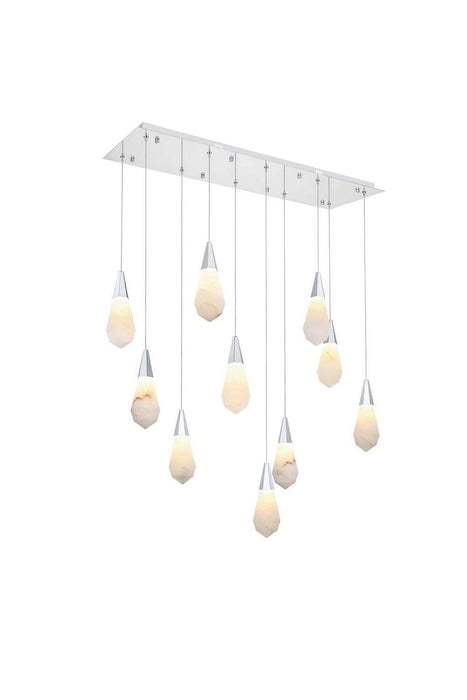 Elegant Lighting - 1013D42C-22ST - LED Pendant - Amora - Chrome