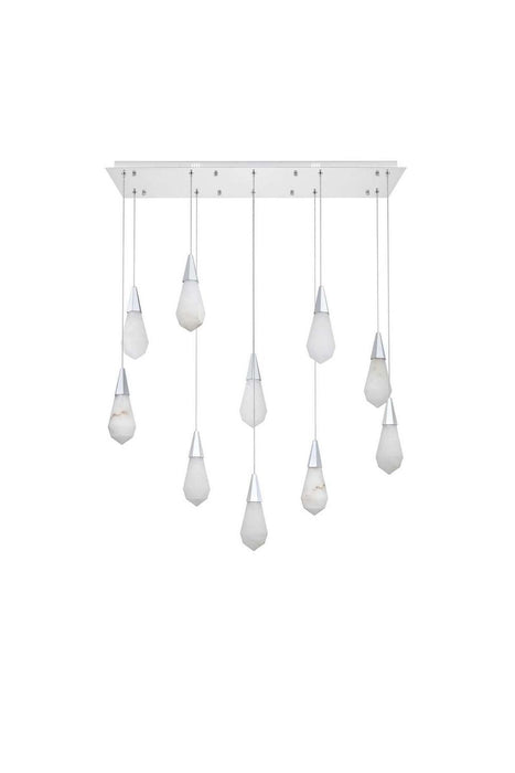 Elegant Lighting - 1013D42C-22ST - LED Pendant - Amora - Chrome