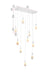 Elegant Lighting - 1013D42C-22ST - LED Pendant - Amora - Chrome
