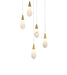 Elegant Lighting - 1013S16SG-22ST - LED Pendant - Amora - Satin Gold