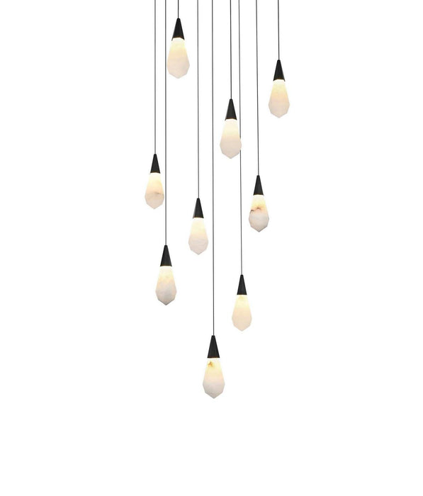 Elegant Lighting - 1013S20BK-22ST - LED Pendant - Amora - Black