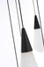 Elegant Lighting - 1013S20BK-22ST - LED Pendant - Amora - Black
