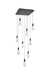 Elegant Lighting - 1013S20BK-22ST - LED Pendant - Amora - Black