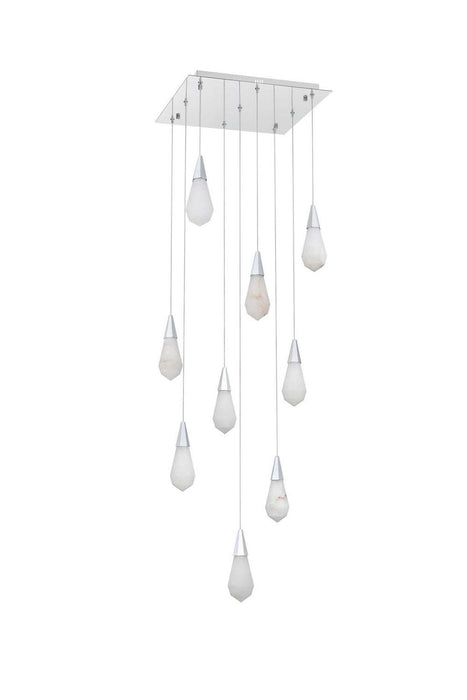 Elegant Lighting - 1013S20C-22ST - LED Pendant - Amora - Chrome