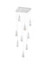 Elegant Lighting - 1013S20C-22ST - LED Pendant - Amora - Chrome