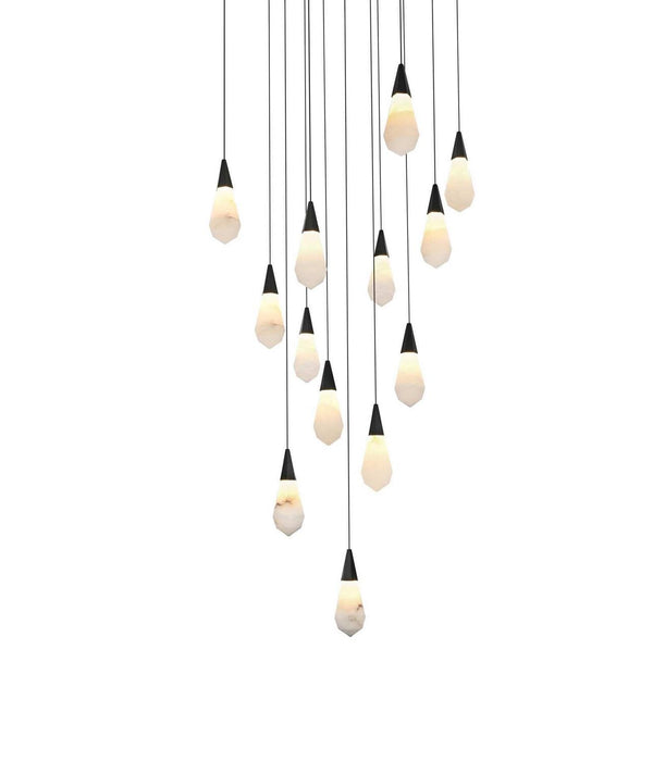 Elegant Lighting - 1013S26BK-22ST - LED Pendant - Amora - Black