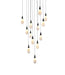 Elegant Lighting - 1013S26BK-22ST - LED Pendant - Amora - Black