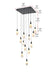 Elegant Lighting - 1013S26BK-22ST - LED Pendant - Amora - Black