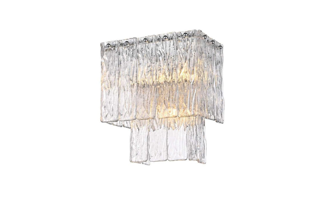 Elegant Lighting - 1015W10C-03GL - Three Light Wall Sconce - Georgina - Chrome
