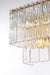 Elegant Lighting - 1015W10SG-03GL - Three Light Wall Sconce - Georgina - Satin Gold
