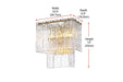 Elegant Lighting - 1015W10SG-03GL - Three Light Wall Sconce - Georgina - Satin Gold