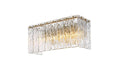 Elegant Lighting - 1015W16SG-03GL - Four Light Wall Sconce - Georgina - Satin Gold