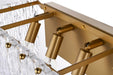 Elegant Lighting - 1015W16SG-03GL - Four Light Wall Sconce - Georgina - Satin Gold