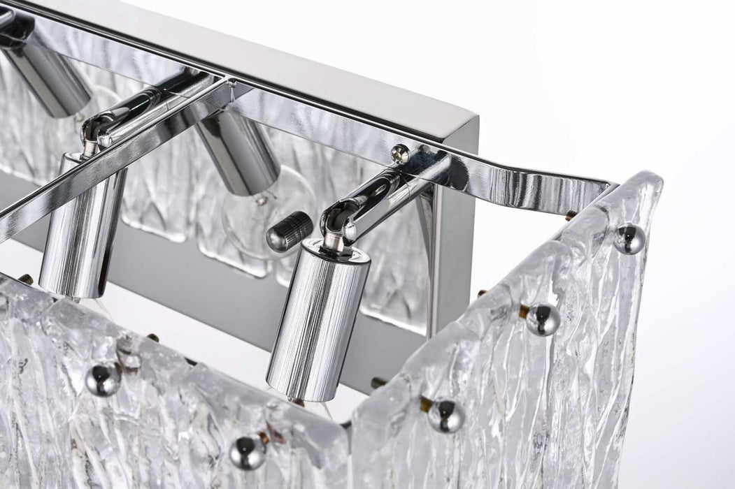 Elegant Lighting - 1015W24C-03GL - Five Light Wall Sconce - Georgina - Chrome