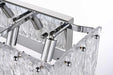 Elegant Lighting - 1015W24C-03GL - Five Light Wall Sconce - Georgina - Chrome