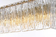 Elegant Lighting - 1015W24SG-03GL - Five Light Wall Sconce - Georgina - Satin Gold