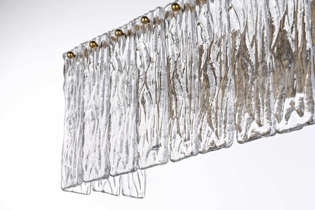 Elegant Lighting - 1015W24SG-03GL - Five Light Wall Sconce - Georgina - Satin Gold