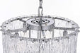 Elegant Lighting - 1015D16C-03GL - Six Light Chandelier - Georgina - Chrome