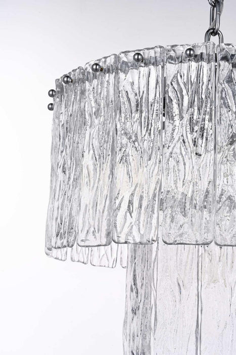 Elegant Lighting - 1015D16C-03GL - Six Light Chandelier - Georgina - Chrome