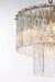 Elegant Lighting - 1015D16SG-03GL - Six Light Chandelier - Georgina - Satin Gold