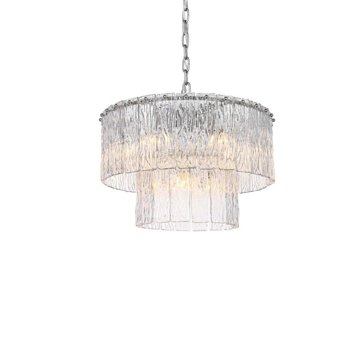Elegant Lighting - 1015D20C-03GL - Nine Light Chandelier - Georgina - Chrome