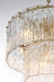 Elegant Lighting - 1015D20SG-03GL - Nine Light Chandelier - Georgina - Satin Gold