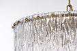 Elegant Lighting - 1015D20SG-03GL - Nine Light Chandelier - Georgina - Satin Gold