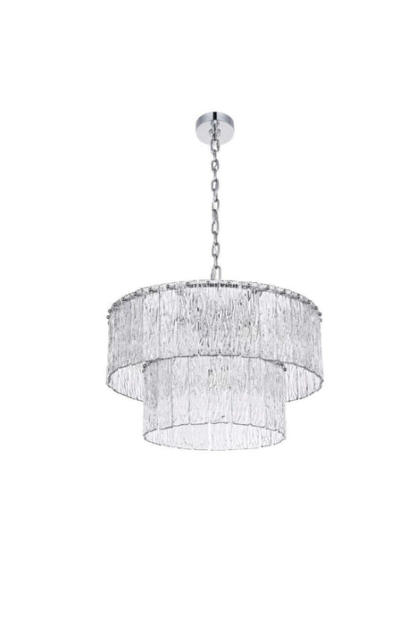 Elegant Lighting - 1015D24C-03GL - 12 Light Chandelier - Georgina - Chrome