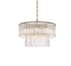 Elegant Lighting - 1015D24SG-03GL - 12 Light Chandelier - Georgina - Satin Gold