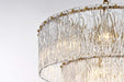 Elegant Lighting - 1015D24SG-03GL - 12 Light Chandelier - Georgina - Satin Gold