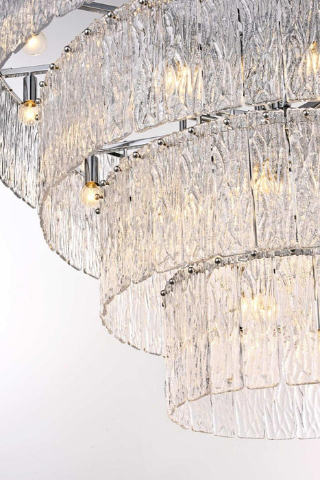 Elegant Lighting - 1015D40C-03GL - 34 Light Chandelier - Georgina - Chrome