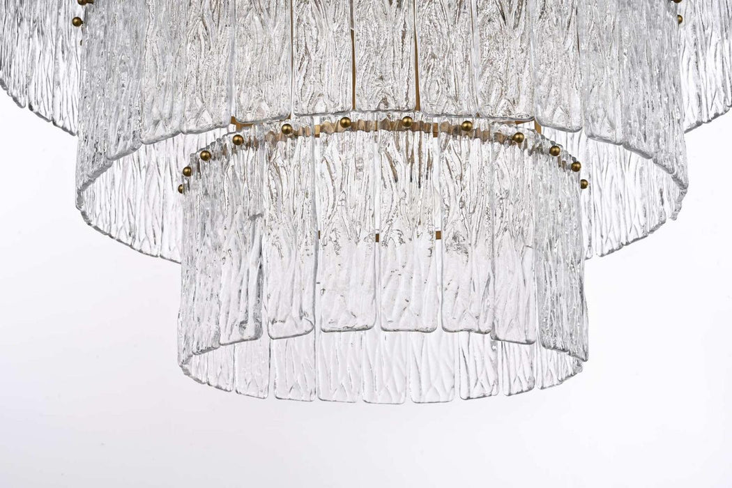 Elegant Lighting - 1015D40SG-03GL - 34 Light Chandelier - Georgina - Satin Gold