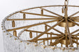 Elegant Lighting - 1015D40SG-03GL - 34 Light Chandelier - Georgina - Satin Gold