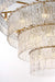 Elegant Lighting - 1015D40SG-03GL - 34 Light Chandelier - Georgina - Satin Gold