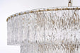 Elegant Lighting - 1015D40SG-03GL - 34 Light Chandelier - Georgina - Satin Gold