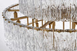 Elegant Lighting - 1015G32SG-03GL - 37 Light Chandelier - Georgina - Satin Gold